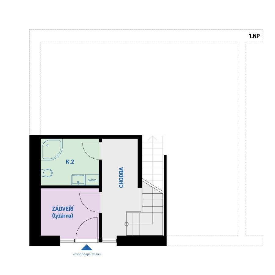 Apartman Pod Pustym Vrchem Říčky 외부 사진